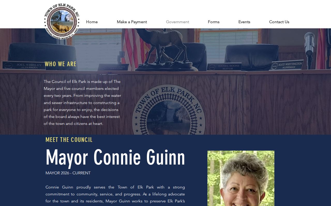 Elk Park official municipal page reference